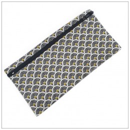 Pochette Pour Masque Paon Noir