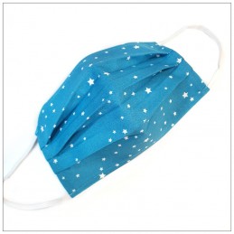 Masque 3 Plis Bleu Etoile